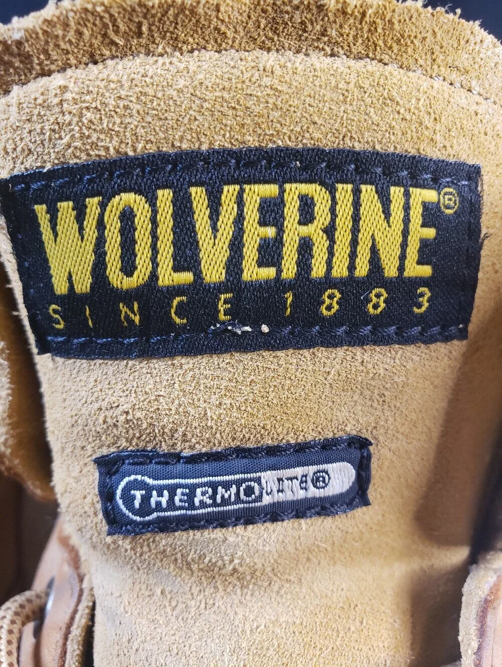 Wolverine Cheyanne Thermolite Nubuck Leather Work Boots in Tan - Men's size 12